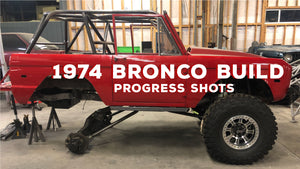 Progress Shots of Vintage 1974 Ford Bronco: Custom Roll Cage, Plate Bumper, + Suspension Upgrades