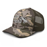 Camouflage trucker hat